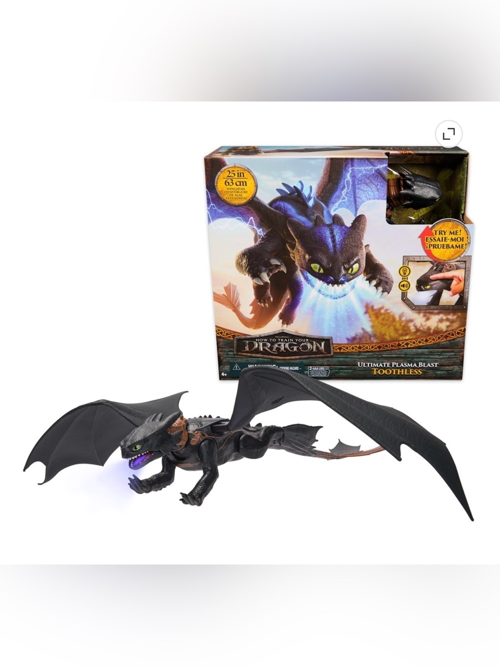NWT Dreamworks How to Train Your DragonToothless the Dragon Ultimate Toy